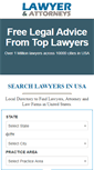 Mobile Screenshot of lawyerandattorneys.com